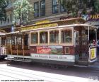 Cable Cars of San Francisco, trams are pulled by a cable