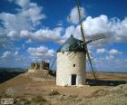 Windmill located at a high point to take advantage of the wind