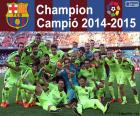 FC Barcelona, champion 2014-2015