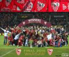 Sevilla FC, champion of the UEFA Europa League 2014-2015