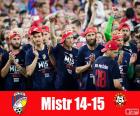 FC Viktoria Plzen, champion of Synot League 2014-2015, Czech Republic Football League