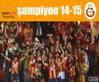 Galatasaray, champion 14-15