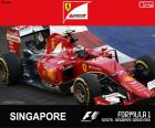 Kimi Räikkönen, Ferrari, 2015 Singapore Grand Prix, third place