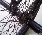 BMX rear wheel