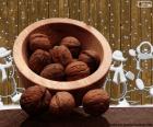 Walnuts for Christmas, are used in many recipes Christmas