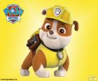 Rubble knows everything about skateboards and snowboards. It is the responsible of the excavator. Paw Patrol