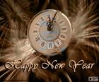 New year clock