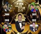 Lionel Messi best player by the year 2015, their fifth FIFA Ballon d'Or