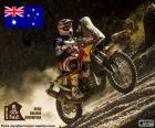 Toby Price pilot Australian 2016 Dakar motorcycle champion