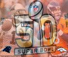 Super Bowl 2016. Carolina Panthers vs Denver Broncos. Will be contested in the Levi's Stadium at the San Francisco Bay, 7 February 2016