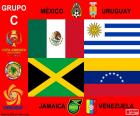 Group C of the Copa América Centenario is formed by selections from Mexico, Uruguay, Jamaica and Venezuela