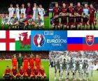 Group B of the Euro 2016 is composed of selections from England, Russia, Wales and Slovakia