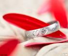 Ring with two hearts