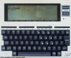 TRS-80 Model 100 (1983) a laptop with a larger LCD screen