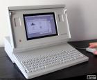 Macintosh Portable (1989-1991) was the first laptop computer used in space and the first to send an email from space, in 1991