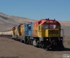Train of freight, Chile