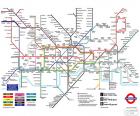 Map of the London underground