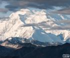 The Denali, also known as Mount McKinley is the highest mountain in the United States and North America, with 6168 m.