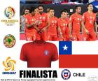 Chile, second finalist of the Copa America Centennial 2016, after beating Colombia