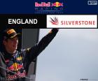 Max Verstappen, third in the 2016 British Grand Prix with its Red Bull, the third podium of his career in F1. Due to a penalty to Nico Rosberg, Max Verstappen passed to the second position