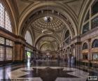 The station hall of France from Barcelona, inaugurated in May 1929