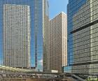 Buildings with mirrors in Hong Kong