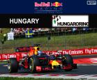 Daniel Ricciardo, third in the Grand Prix of Hungary 2016 with its Red Bull