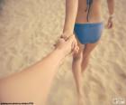 Holding hands, love