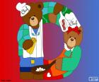 Letter D of bears