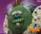 The King Gristle Sr. is the King of the Bergens, enemies of the Trolls