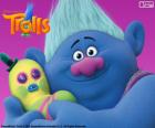 Biggie is the troll biggest and most sensitive. With his inseparable pet, the worm called Mr Dinkles