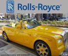 Rolls-Royce convertible of color yellow, a car offers them maximum levels of luxury