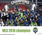Seattle Sounders FC, champion of Major League Soccer 2016, first division of professional soccer in the United STATES and Canada