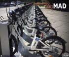 BiciMAD, service of rental of public bicycles the city of Madrid