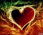 A burning heart to my great and only love. Happy Valentine's day