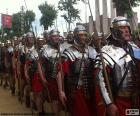 The Roman army consisted of several legions, soldiers of infantry and cavalry