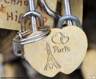 Padlock heart