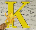 The letter К is the twelfth of the alphabet Russian