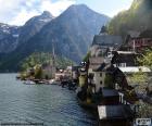 The beautiful village of Hallstatt located on the eastern shore of the Hallstätter See, in Austria