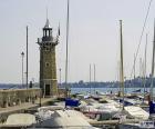 Lighthouse in Desenzano del Garda, Italy