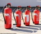 Fire extinguishers are portable elements used to put out small fires