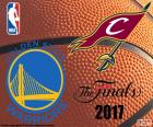 2017 NBA The Finals. Golden State Warriors vs Cleveland Cavaliers, the same finalists of the two last seasons