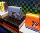 Three handbags luxury brand Louis Vuitton