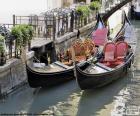 Venice gondolas