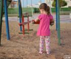 Girl on a swing