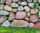 Stone garden wall