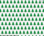 Christmas tree paper for wrapping gifts