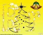 The letter R uppercase and lowercase, with a yellow background of Christmas