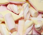 The Marshmallow is a type of sponge candy and may be of various colours