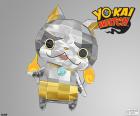 Diamanyan a version of Jibanyan with a body made of diamonds. It is the more romantic of the Yo-Kai Watch